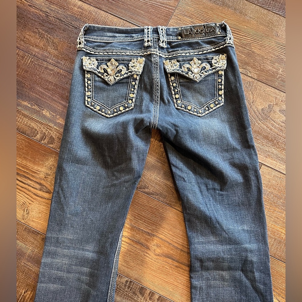 LA idol jeans size 3,  28/34 - Picture 2 of 6